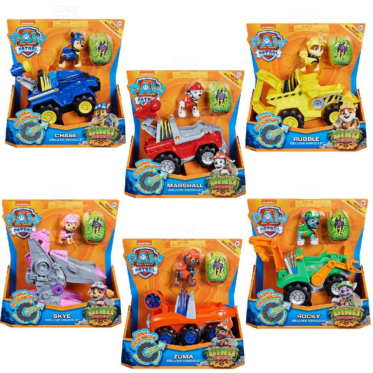 Paw Patrol Dino Rescue Chiot avec véhicule