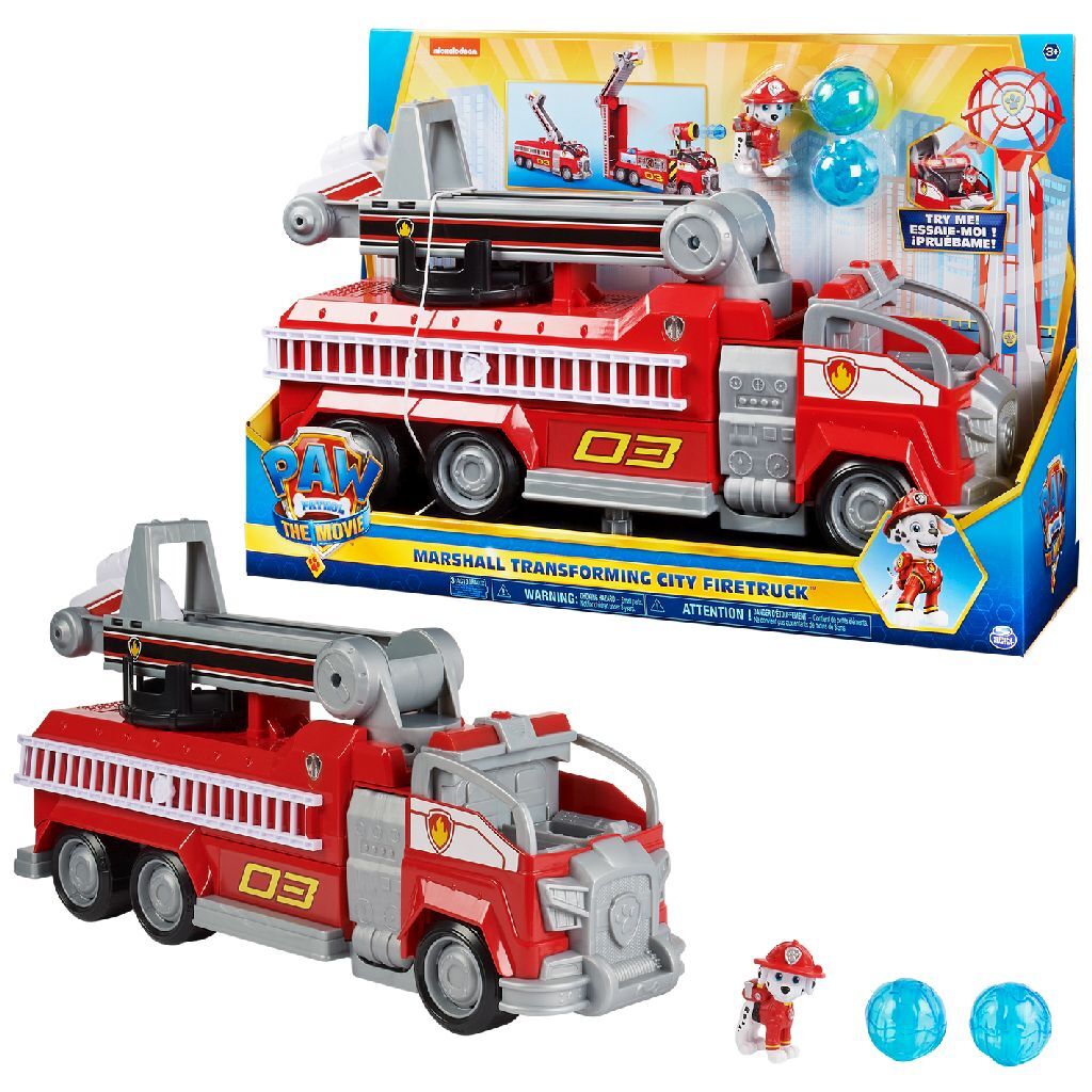 Paw Patrol Le film transformant le camion de pompiers Marshall