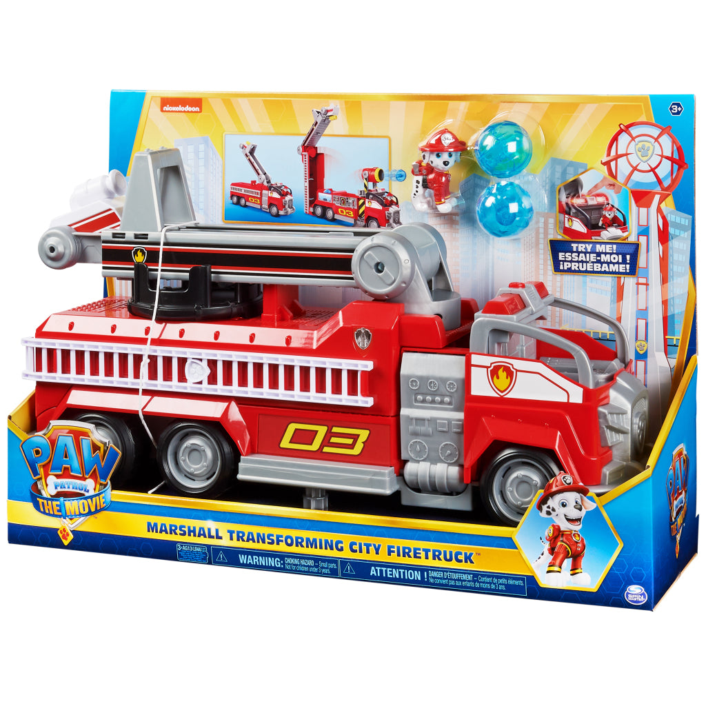 Paw Patrol Le film transformant le camion de pompiers Marshall