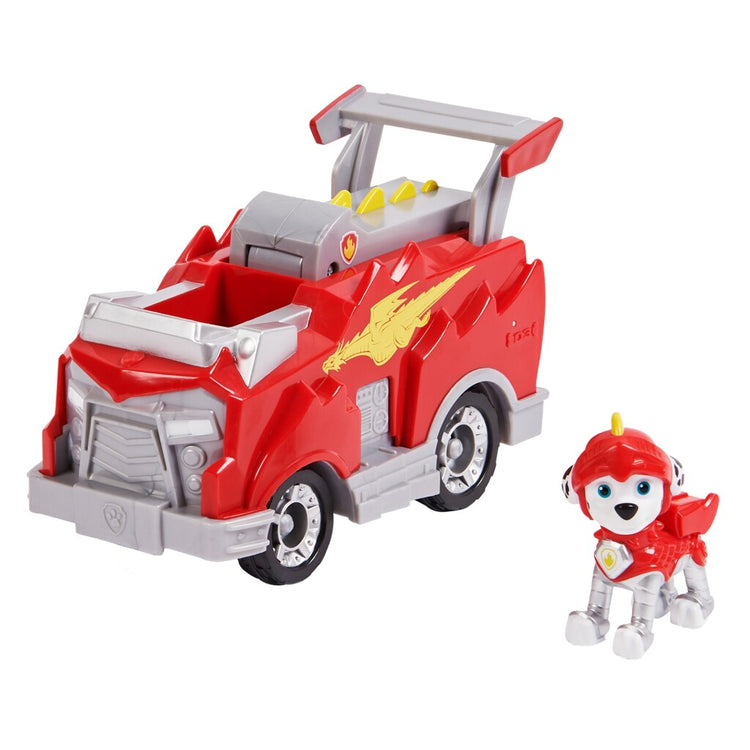 Paw Patrol Rescue Knights Marshall + Deluxe Véhicule