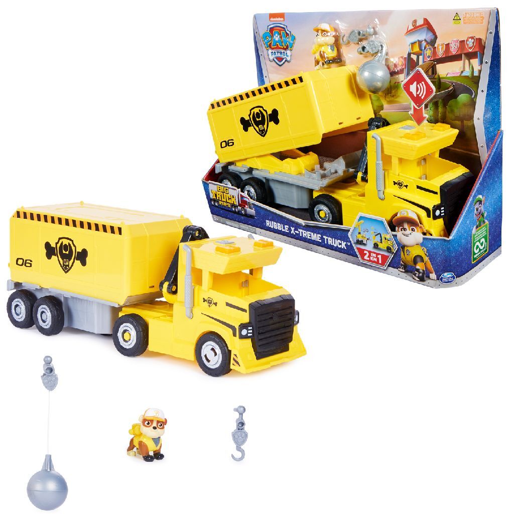 PAW PATROL RUBBLES MEGA TRUCK + SON