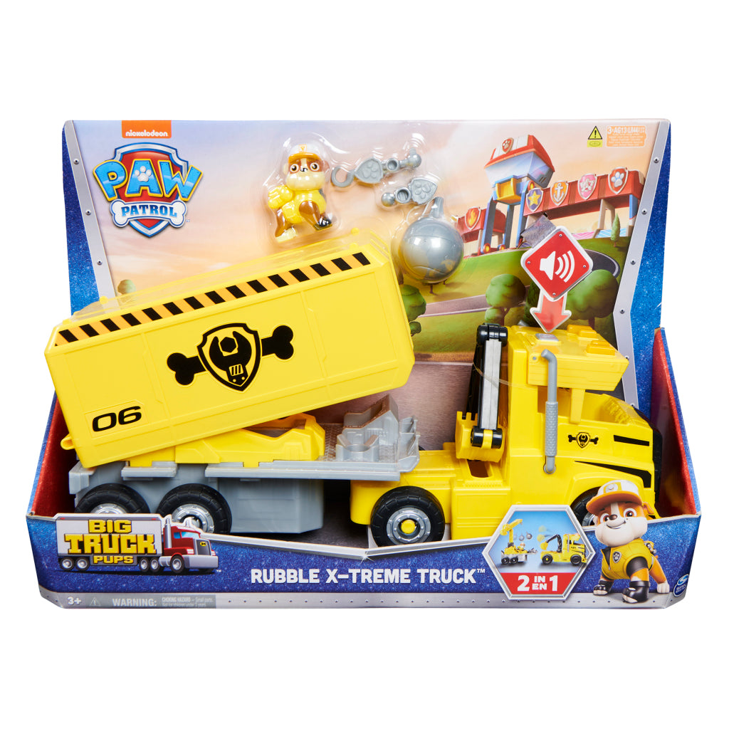 PAW PATROL RUBBLES MEGA TRUCK + SON