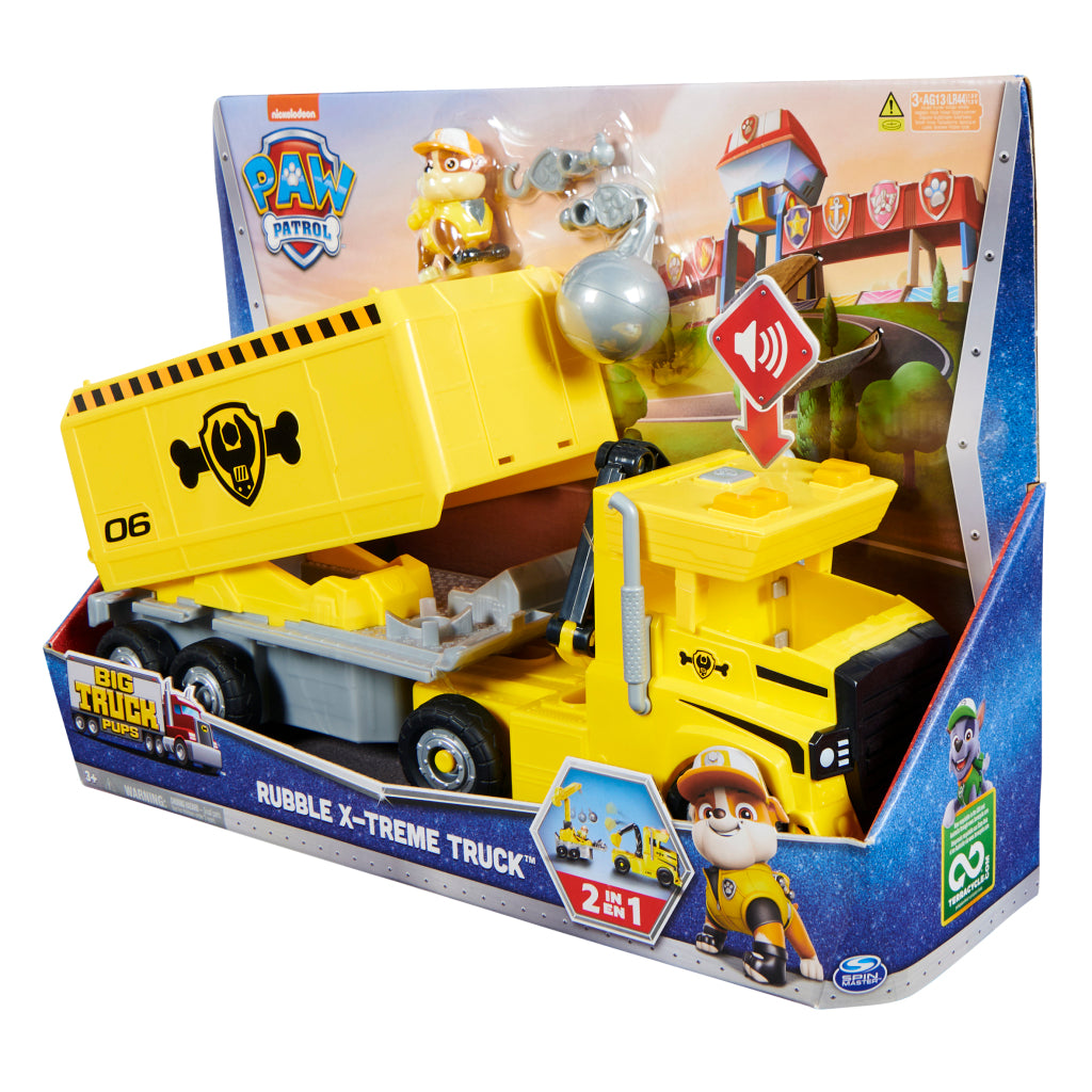 PAW PATROL RUBBLES MEGA TRUCK + SON