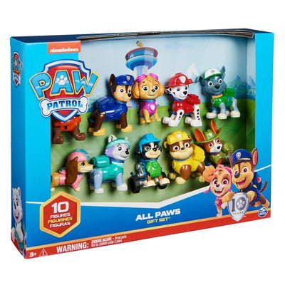 Coffret cadeau Paw Patrol 10 figurines