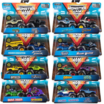 Monster High Monster Jam Die Cast Trucks 1:64 2 pièces assorties