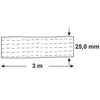 Sangle de tension 1 pièce avec boucle de serrage 3 mètres 25mm