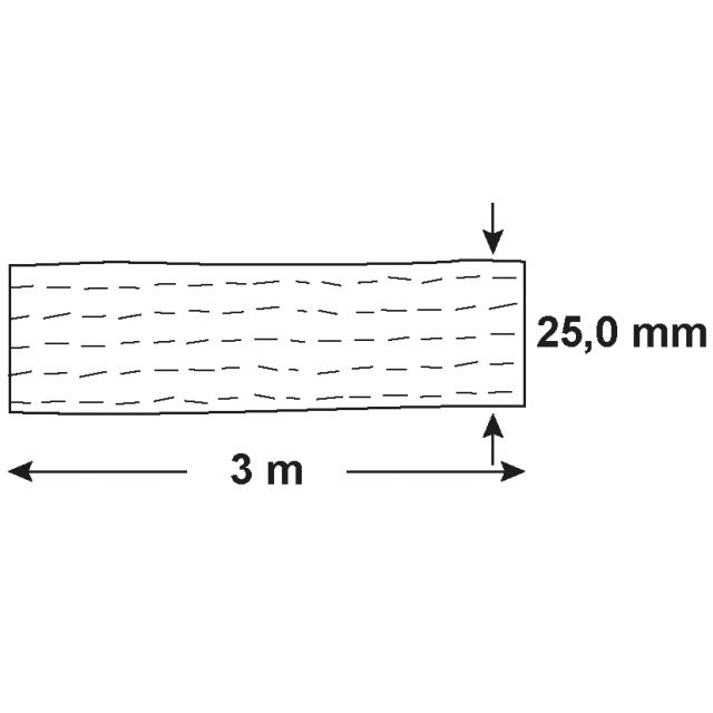 Sangle de tension 1 pièce avec boucle de serrage 3 mètres 25mm