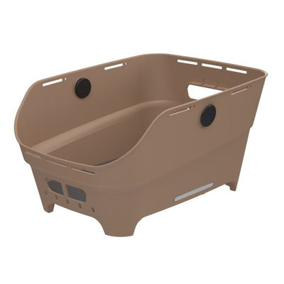 Panier à vélo Basil cento neo wsl arrière 46 x 23 x 14 cm - sable