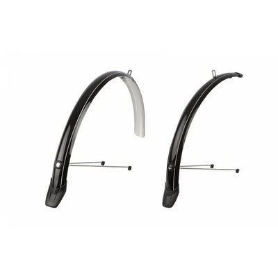 Jeu de garde-boue 28 51 mm Polisport Towny - noir
