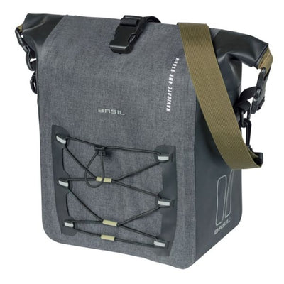Basil sac unique navigateur storm m mik 12-15l 14 x 25 x 36 cm - noir