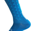 Silca chaussette aéro-taille de taille s cyan bleu
