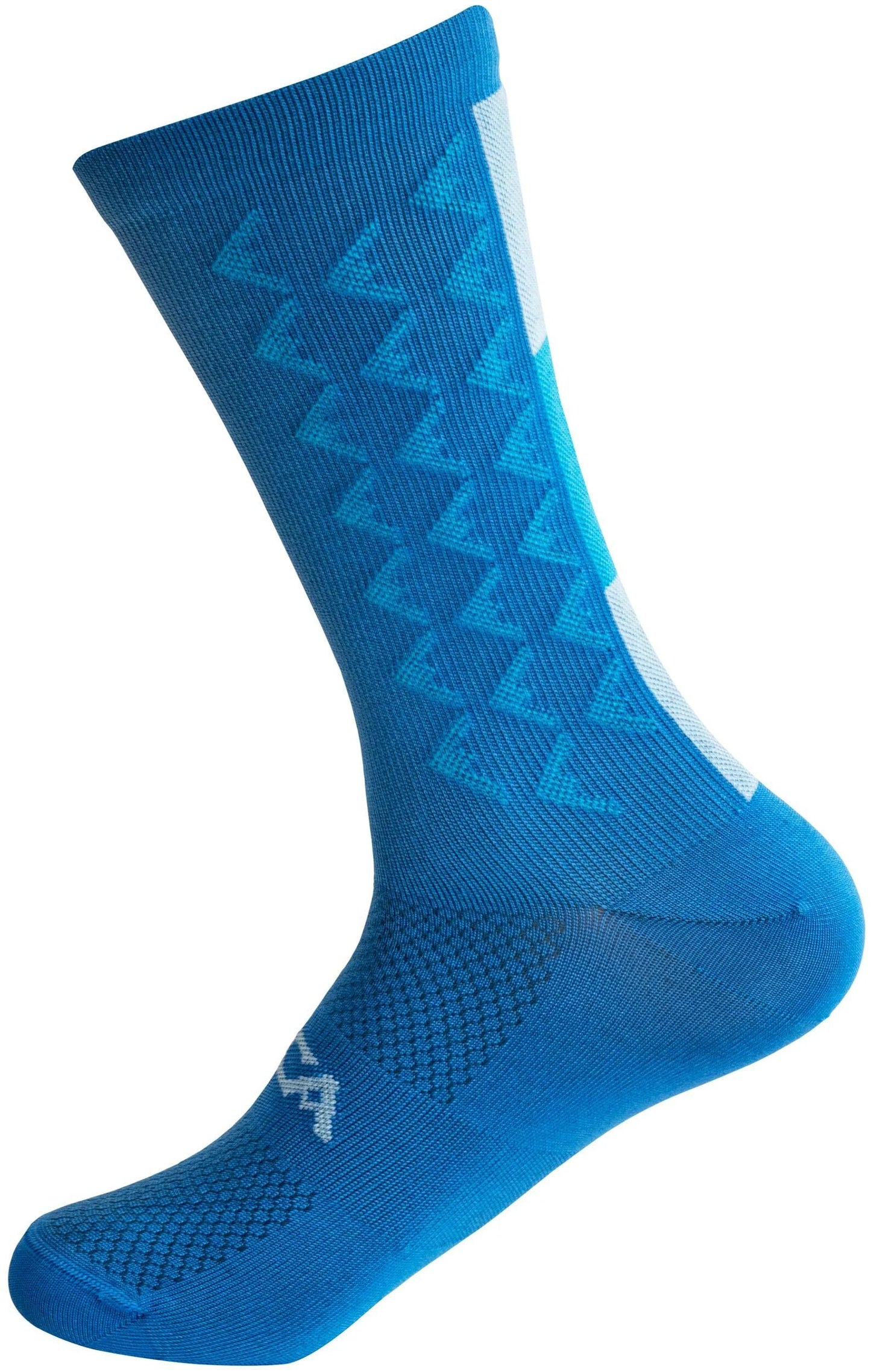 Silca chaussette aéro-taille de taille s cyan bleu