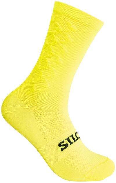 Silca chaussettes aero chaussettes hautes chaussette silva aero grandes m (39-43) jaune