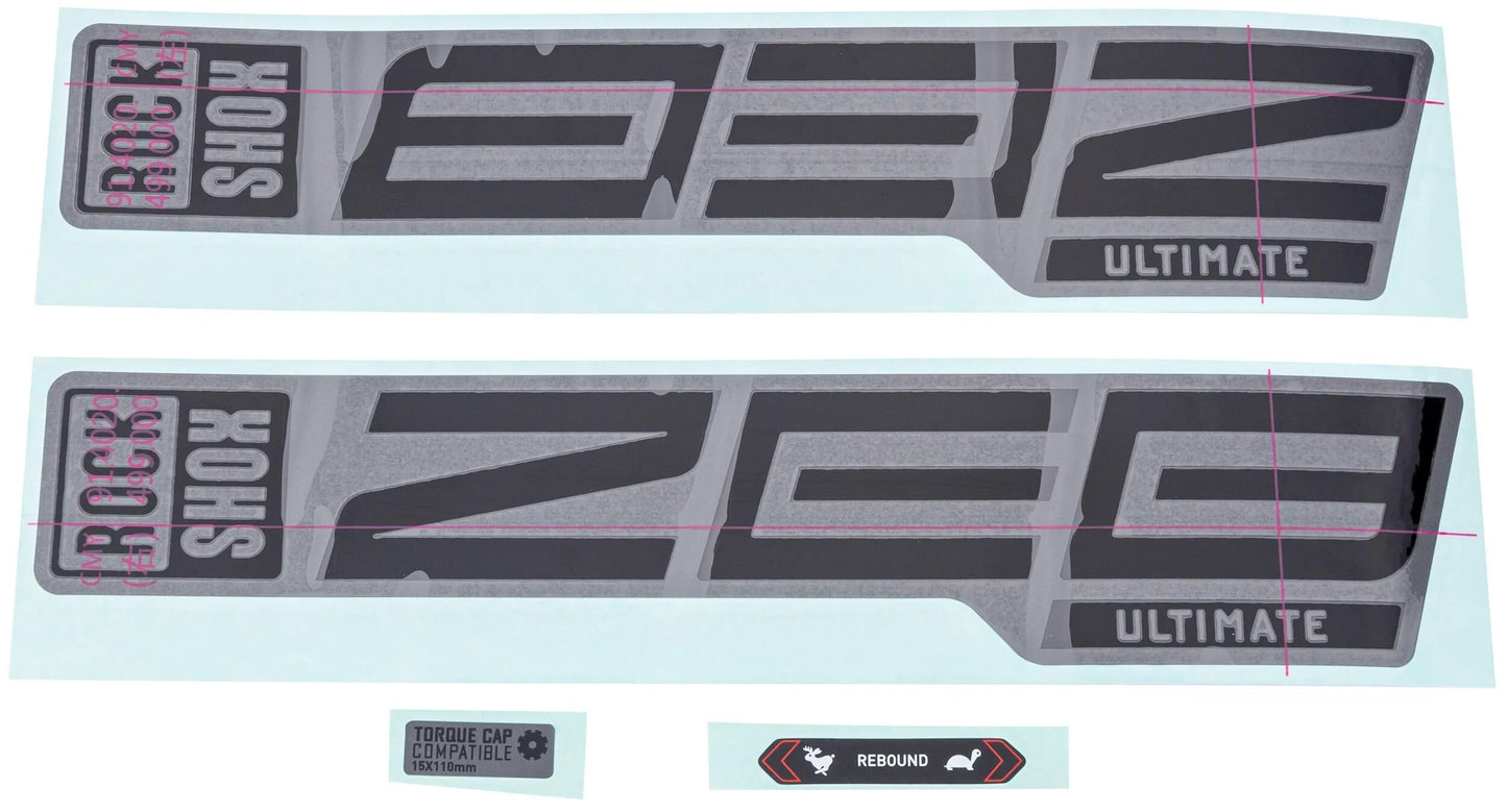Decal de rockshox set rs zeb ult. noir