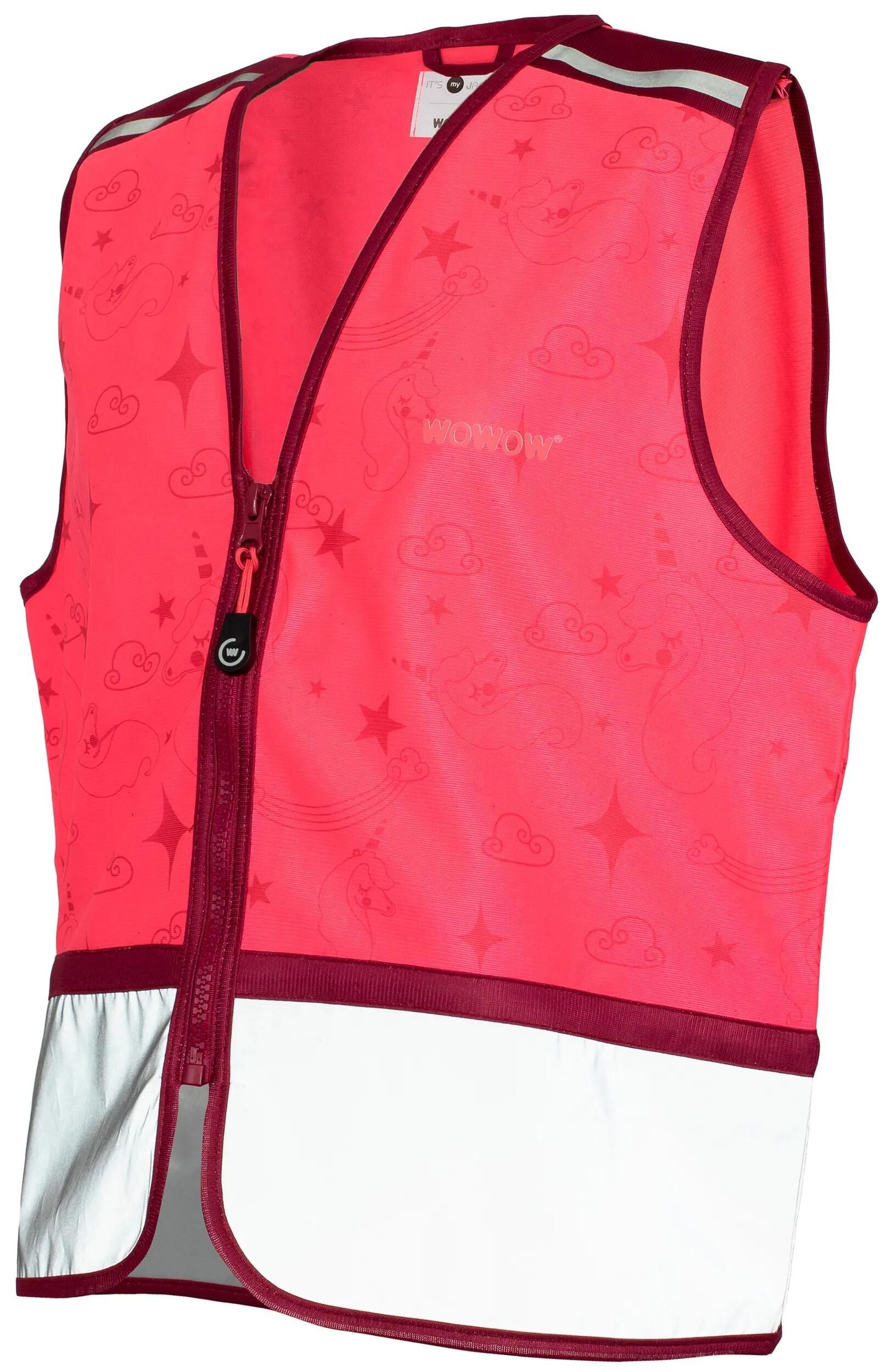 Wowow gilet pour enfants rose zippy l