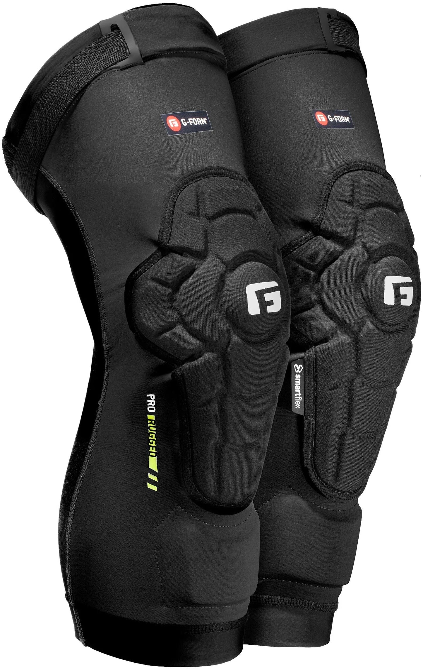 Protection de genou en forme de G pro robuste 2 protections de genou. pro robuste 2 xl noir