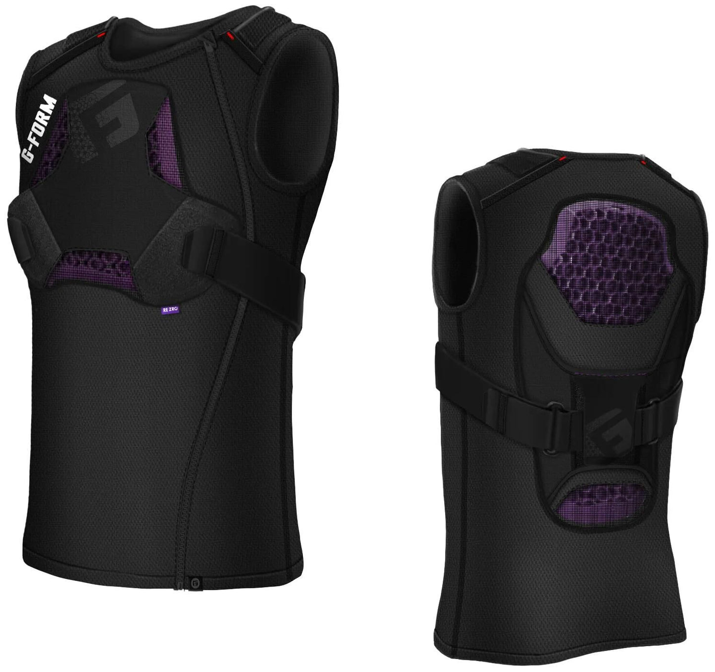 Back de poitrine en G Prot. MX Spike Size XL Black