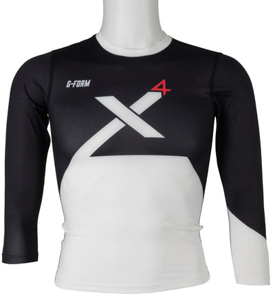 Chemise longue g-form pour jeunes pro-x4, chemise à manches longues pour jeunes pro x4 s m bl blanc