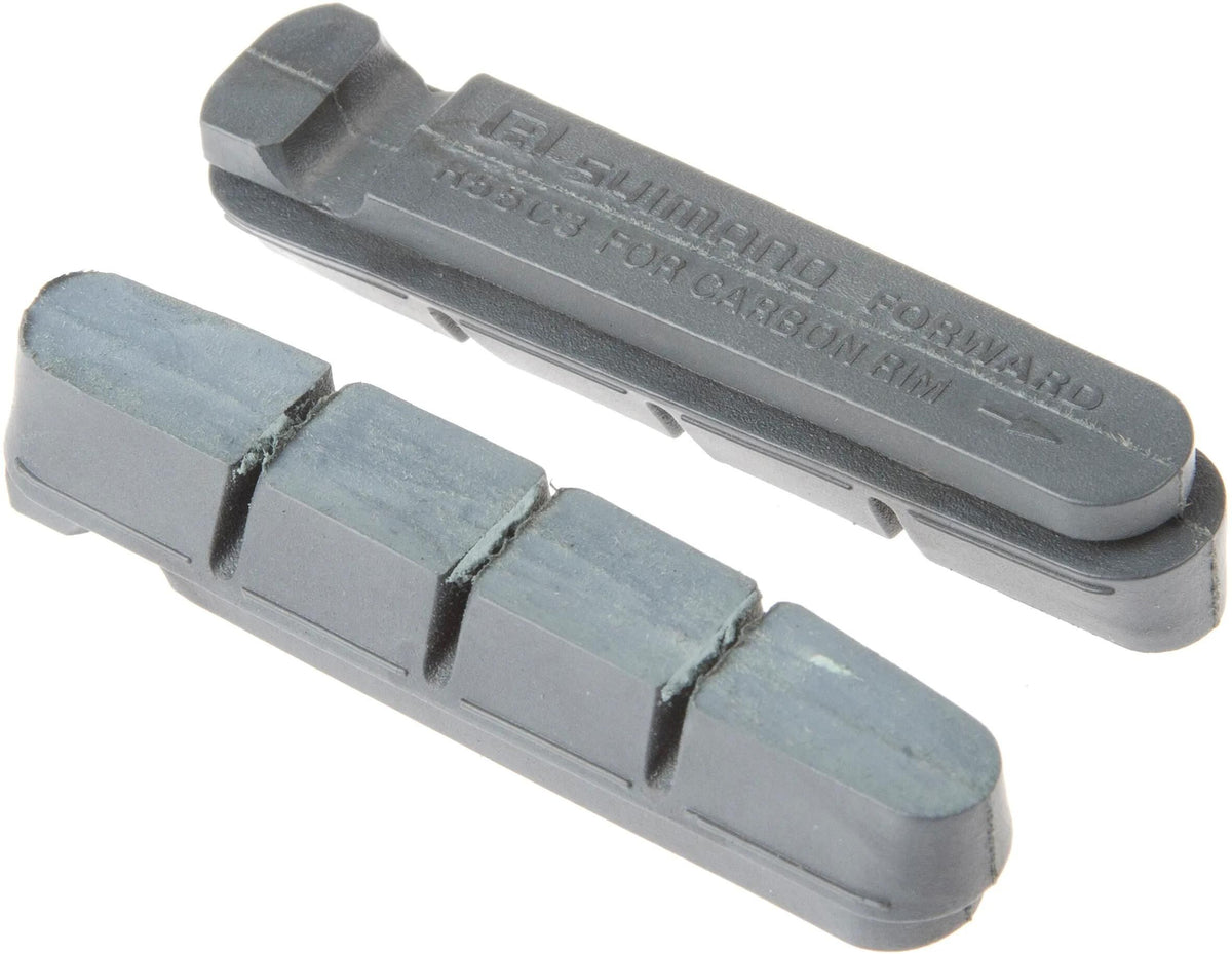 Plaquettes de frein à cartouche Shimano r55c3 br.cale de chaussure. r55c3 paire cart.f.carb.rim