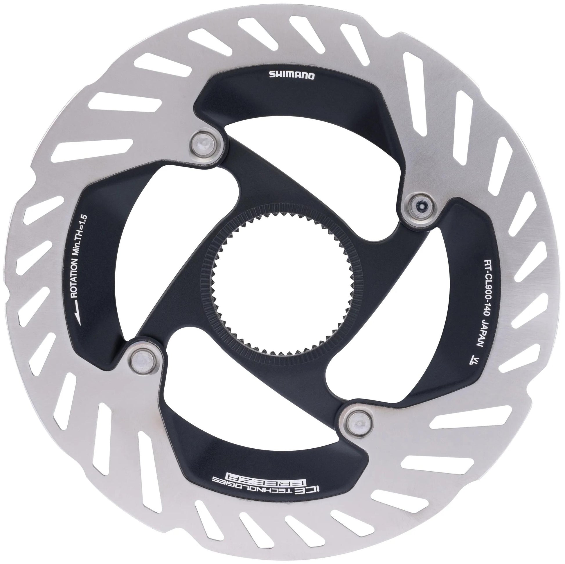 Disque de frein Shimano rt-cl900. cale.rotors de frein da 140mm cl cl900 glace ext