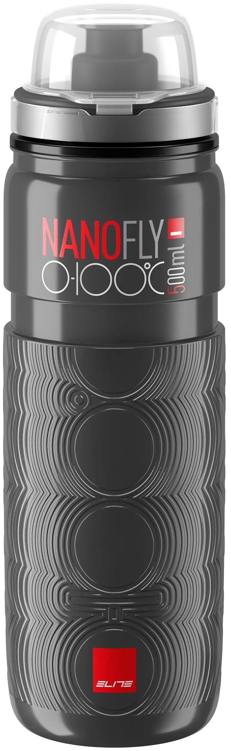 Bouteille d'eau Elite nano fly bouteille nano fly 500ml gris foncé