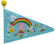 Drapeau de sécurité pour vélo, mode, drapeau de sécurité, Pepa Pig