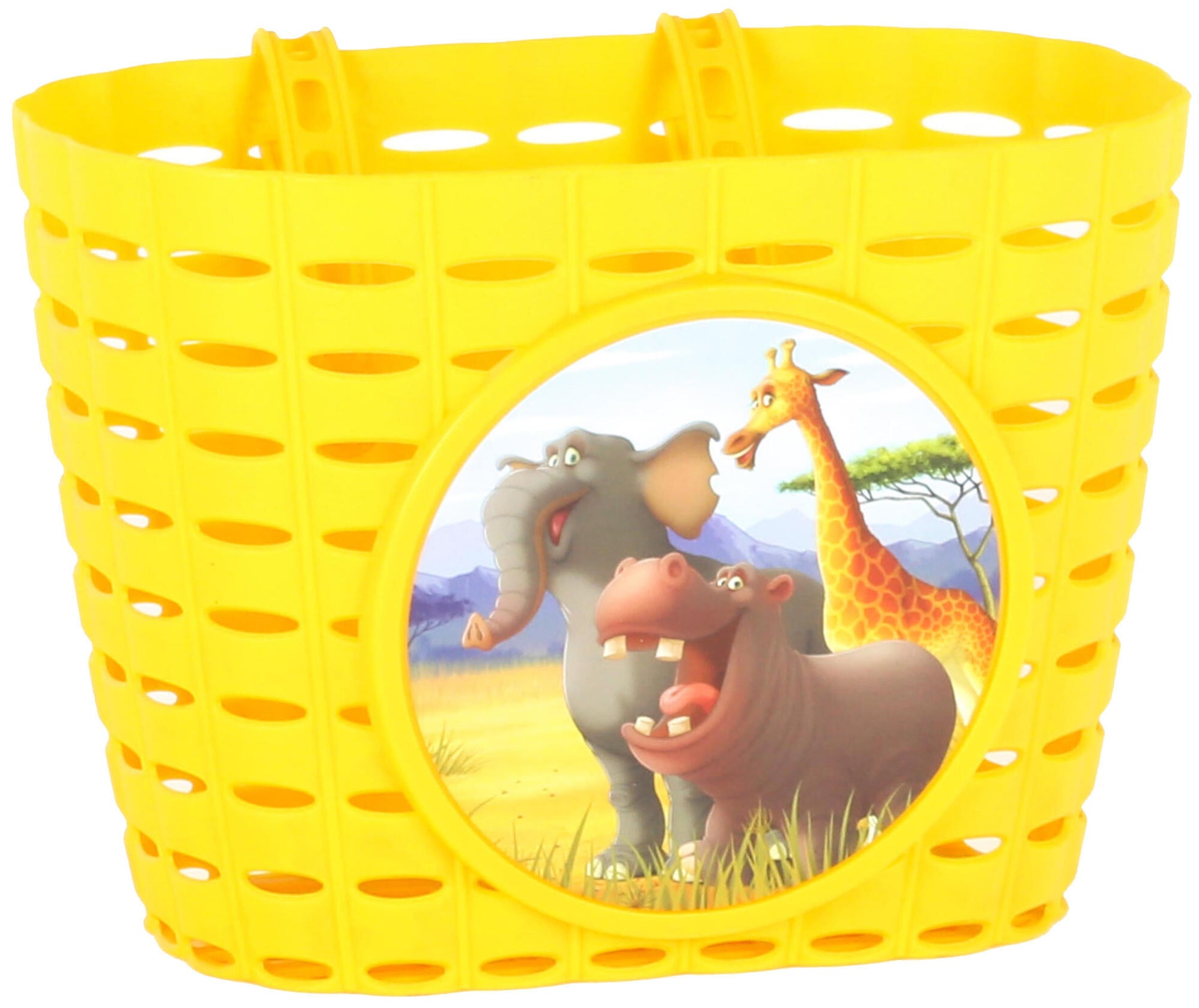 Widek panier de vélo pour enfants panier pour enfants animaux royaume jaune