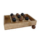 Cosydecor jeu tic tac toe bois 30x20x4.25cm