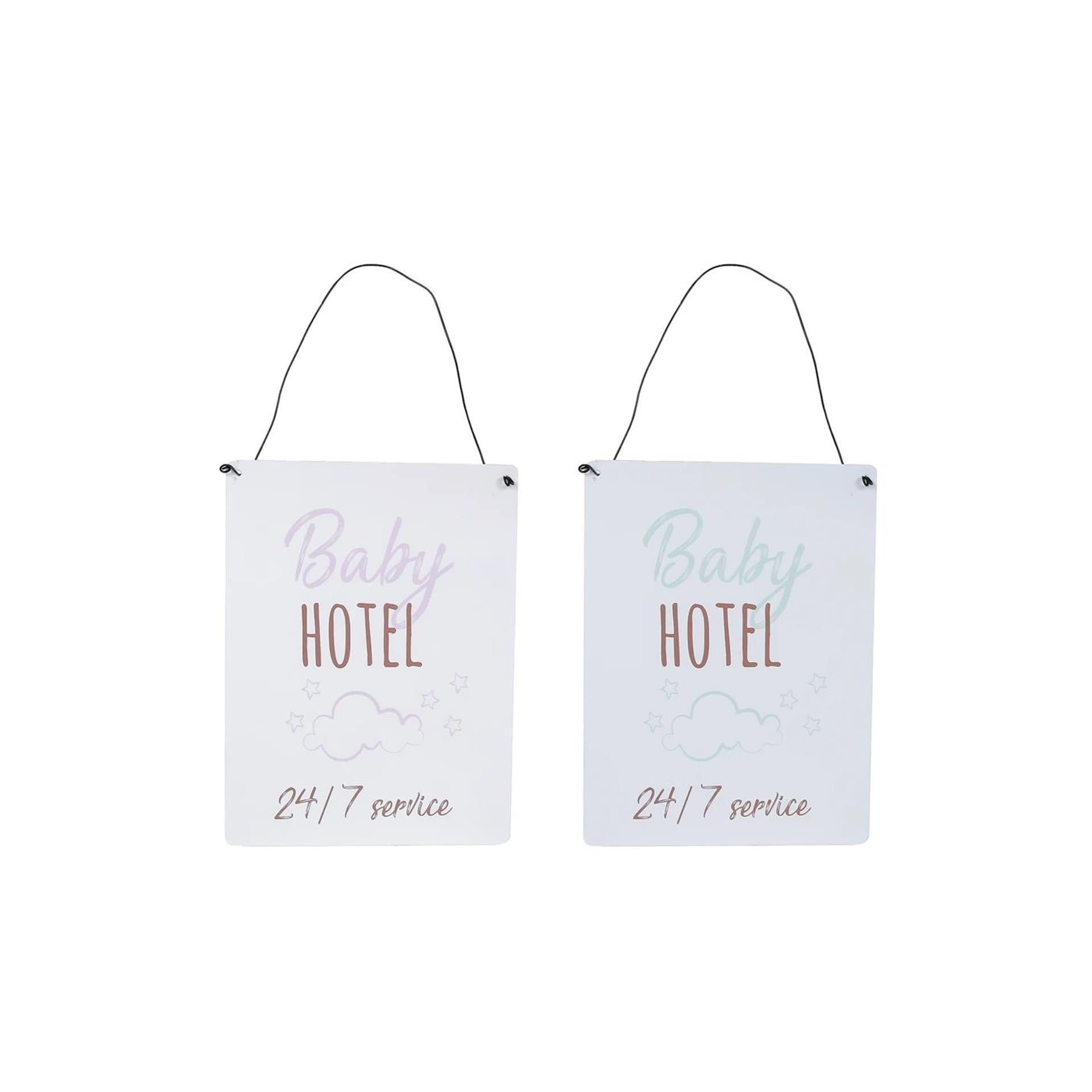 Décoration murale Baby Hotel 2 Assorti 15x20 cm