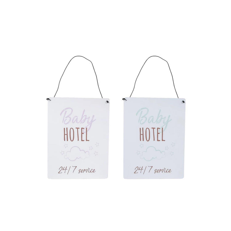 Décoration murale Baby Hotel 2 Assorti 15x20 cm