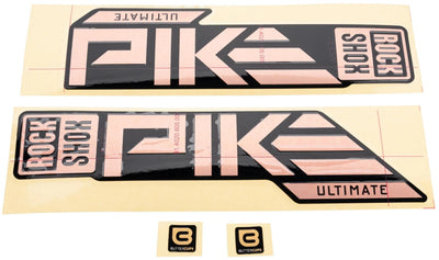 Decal de rockshox set rs cuivre papier pike ult 27 29 Matt-Copp.