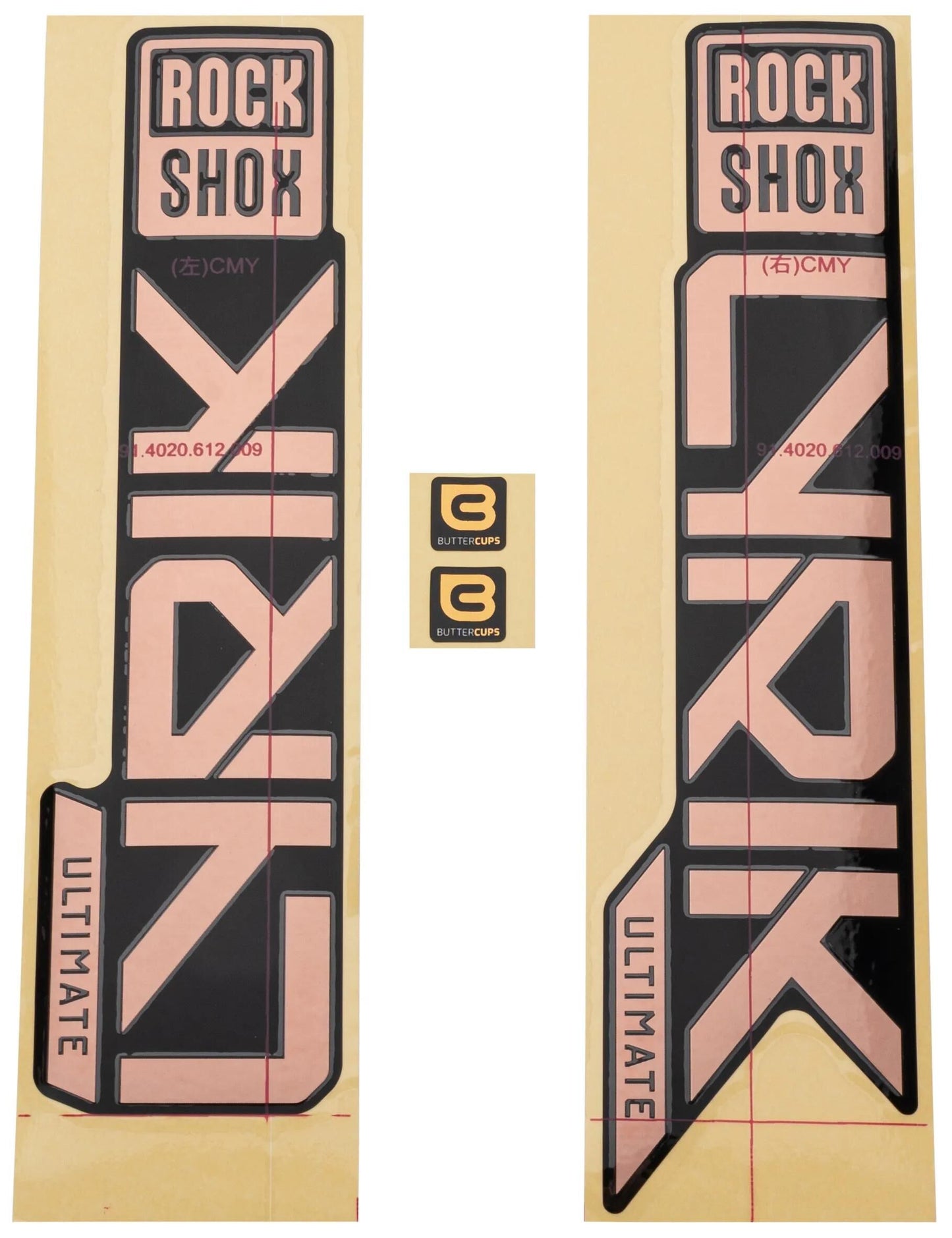 Decal rockshox set rs Matt Copper Lyric Ult 27 29 Matt-Cop.