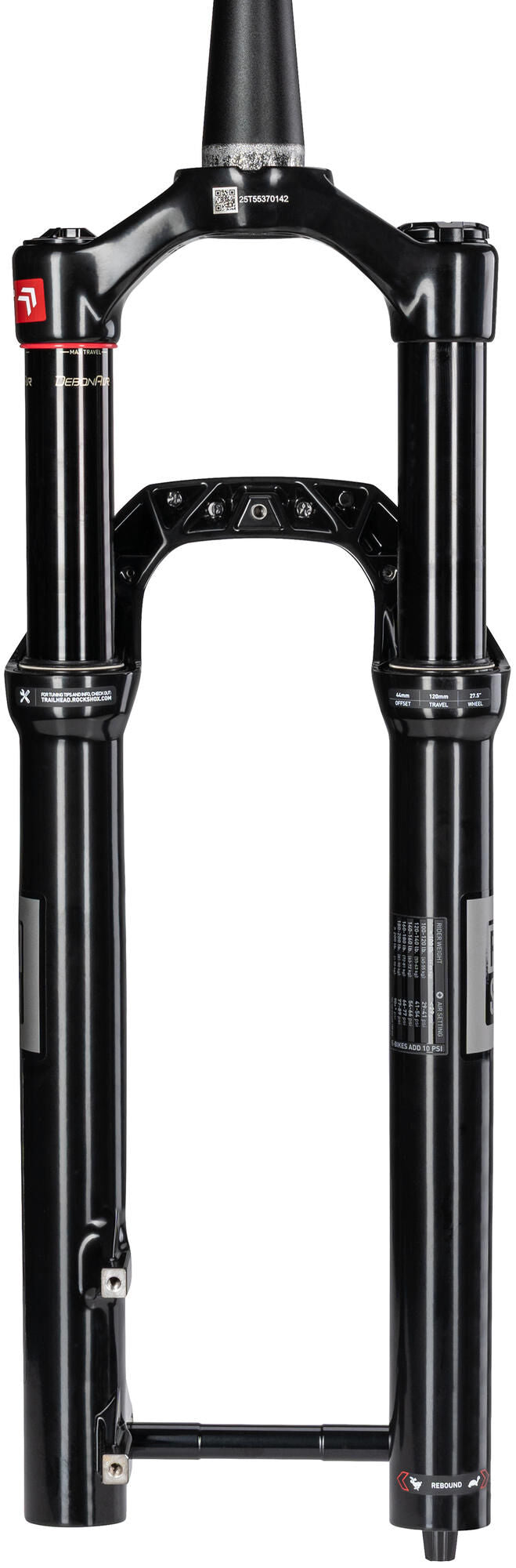 Rockshox RS Suspension Fork Reba G 27 130mm 3P CRN 44 Black