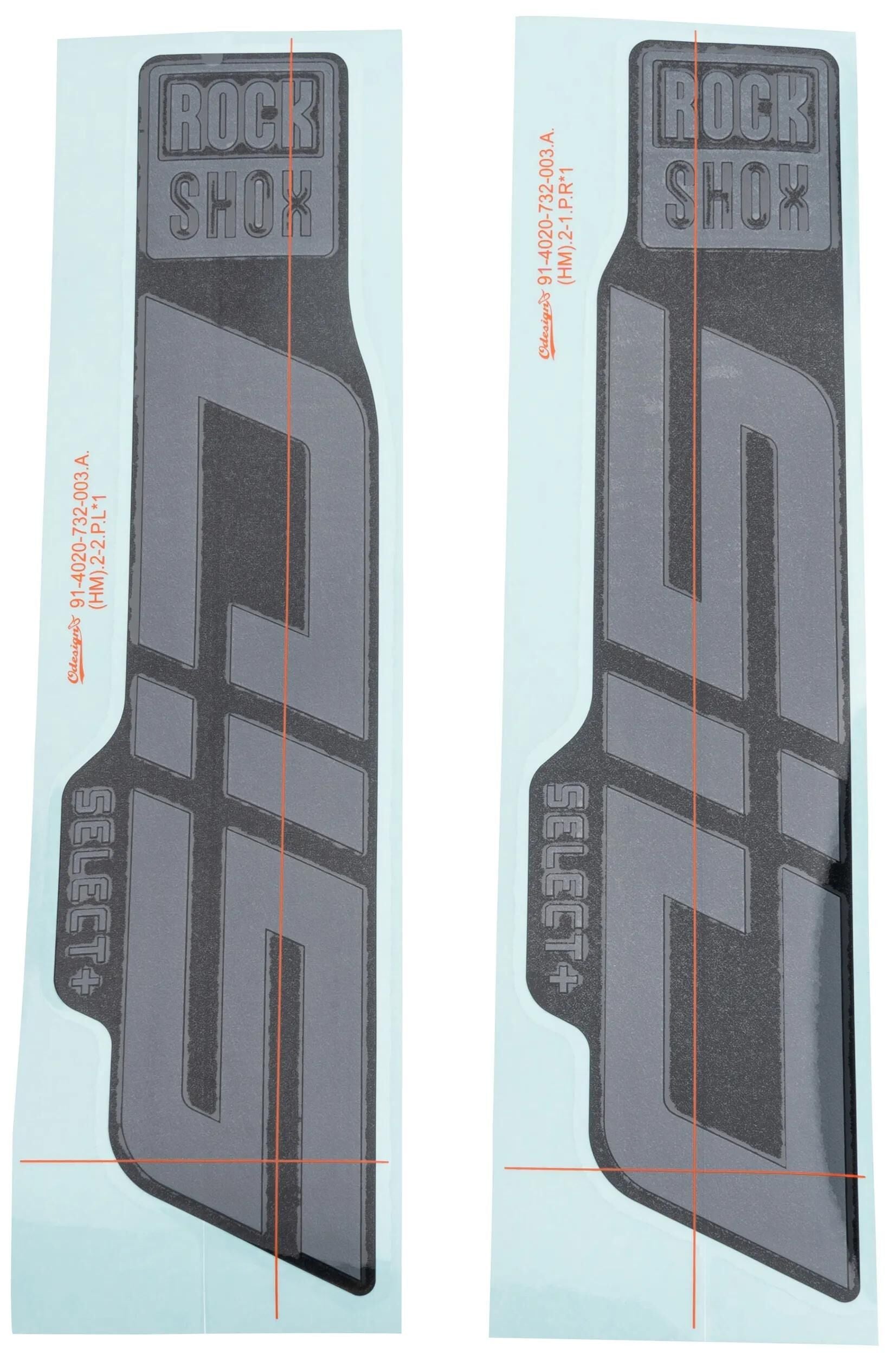 Décalage rockshox ensemble rs gris glossé 29 gris brillant F. blk 24