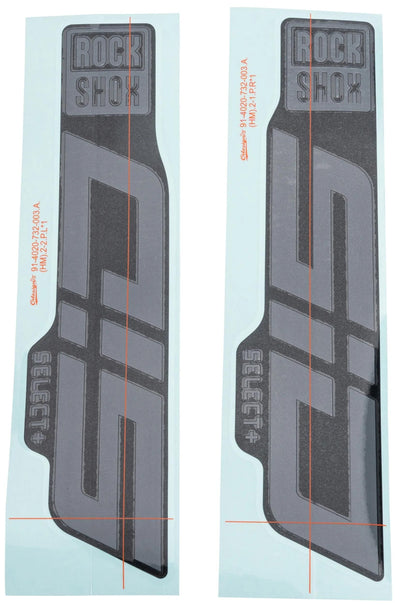 Décalage rockshox ensemble rs gris glossé 29 gris brillant F. blk 24