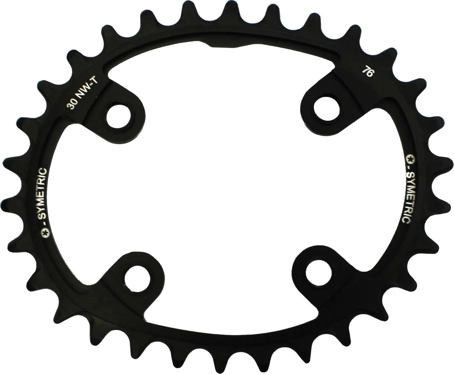 O.Symétrique Chain Ring 32T Alu Black