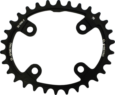 O.Symétrique Chain Ring 32T Alu Black