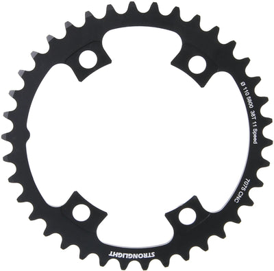 Stronglight Chain Ring Strongl. 38t intérieur alu noir