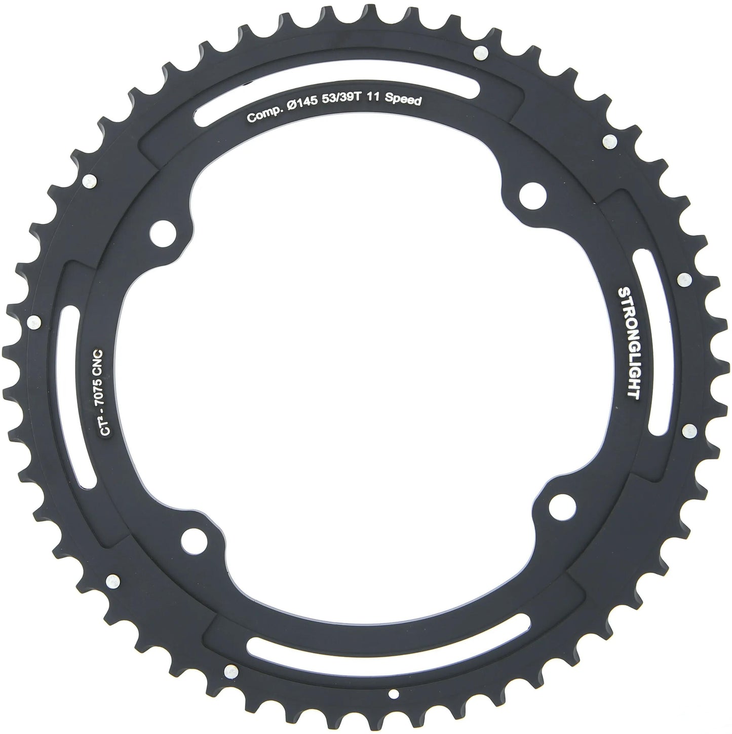Stronglight Chain Ring Strongl. CT2 53T CER.-TELL.COAT.