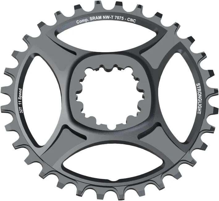 Stronglight Chain Ring Strongl.ht3 32T Inner Alu Black
