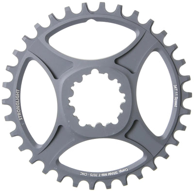 Stronglight Chain Ring Strongl.ht3 34t Inner Alu Black