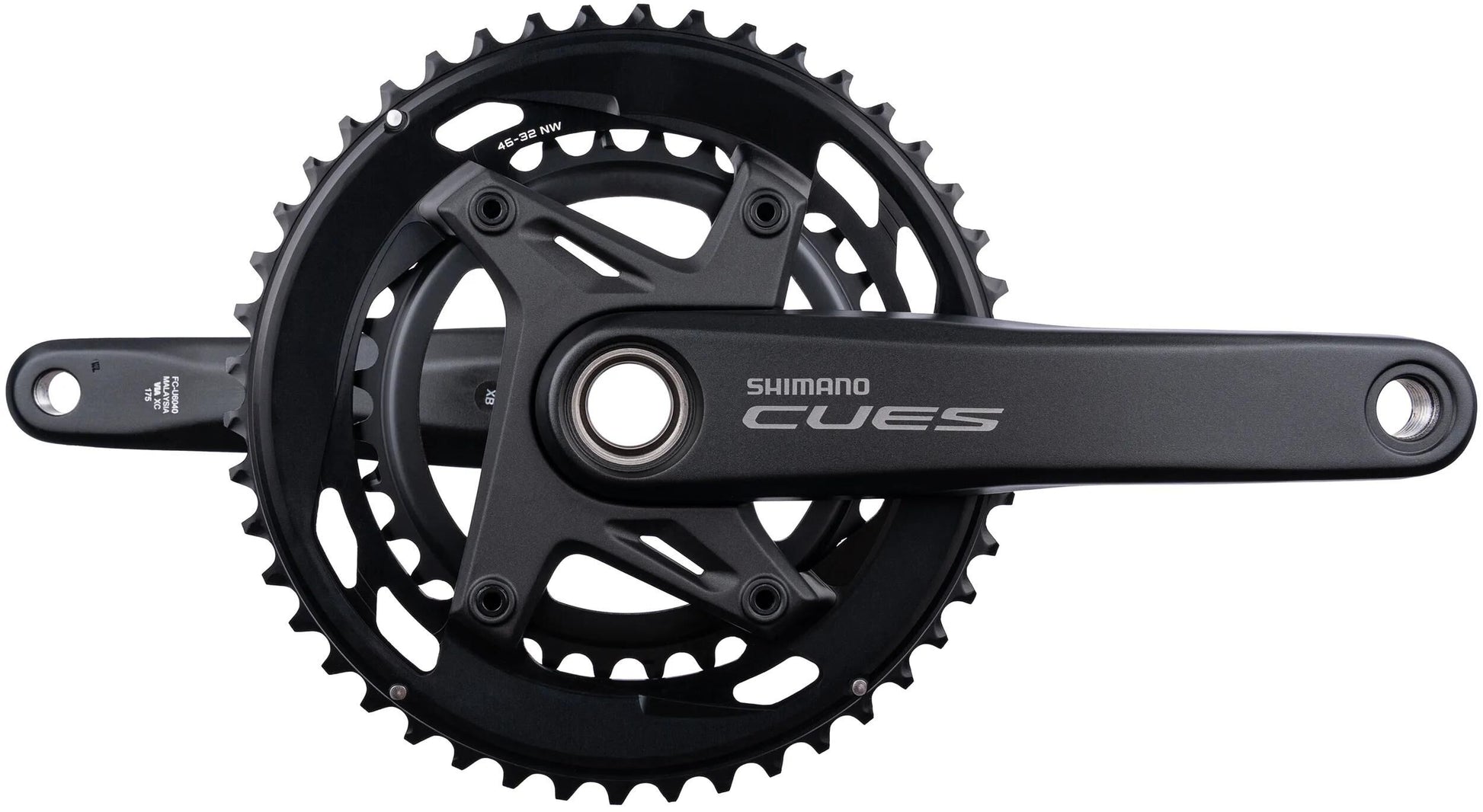 Shimano pédalier repères fc-u6040-2 cale.krg u6040-2 46 32 175 sw 9 10f ht