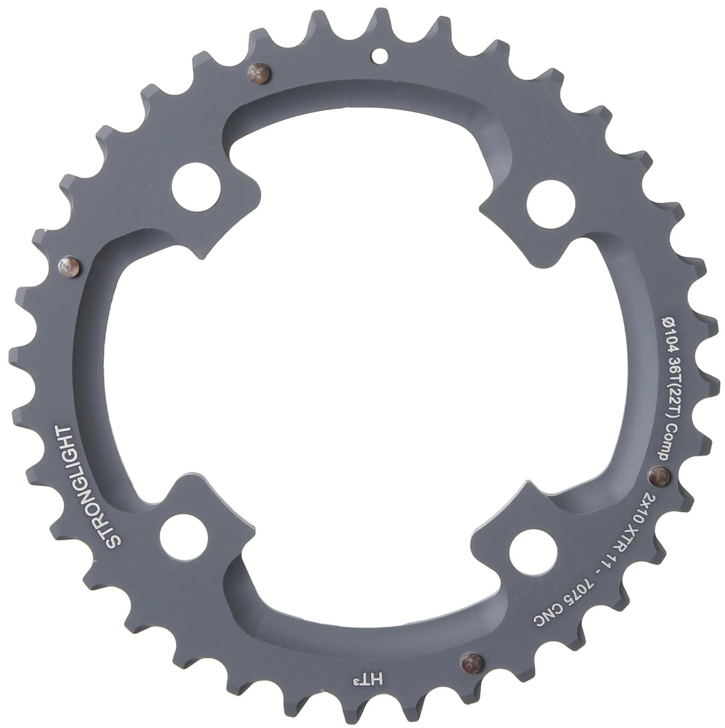 Stronglight Chain Ring Strongl. Ht3 36t exter alu noir