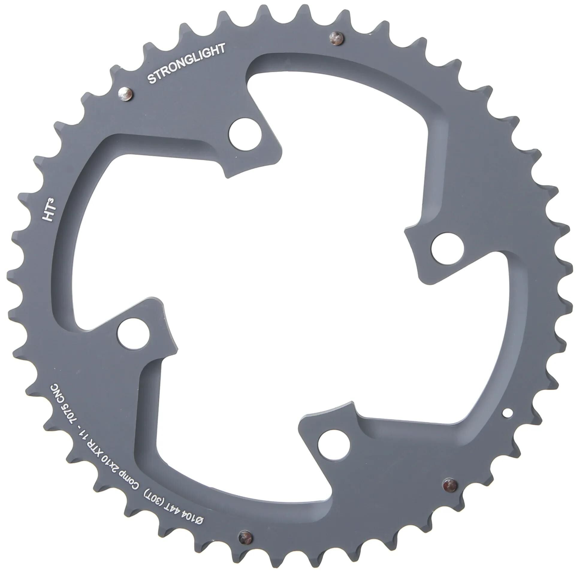 Stronglight Chain Ring Strongl. Ht3 44t alu extérieur noir