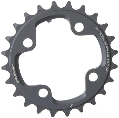 Plateau VTT Stronglight HT3 mod. 17 anneaux de chaîne forts. ht3 24t intérieur alu noir