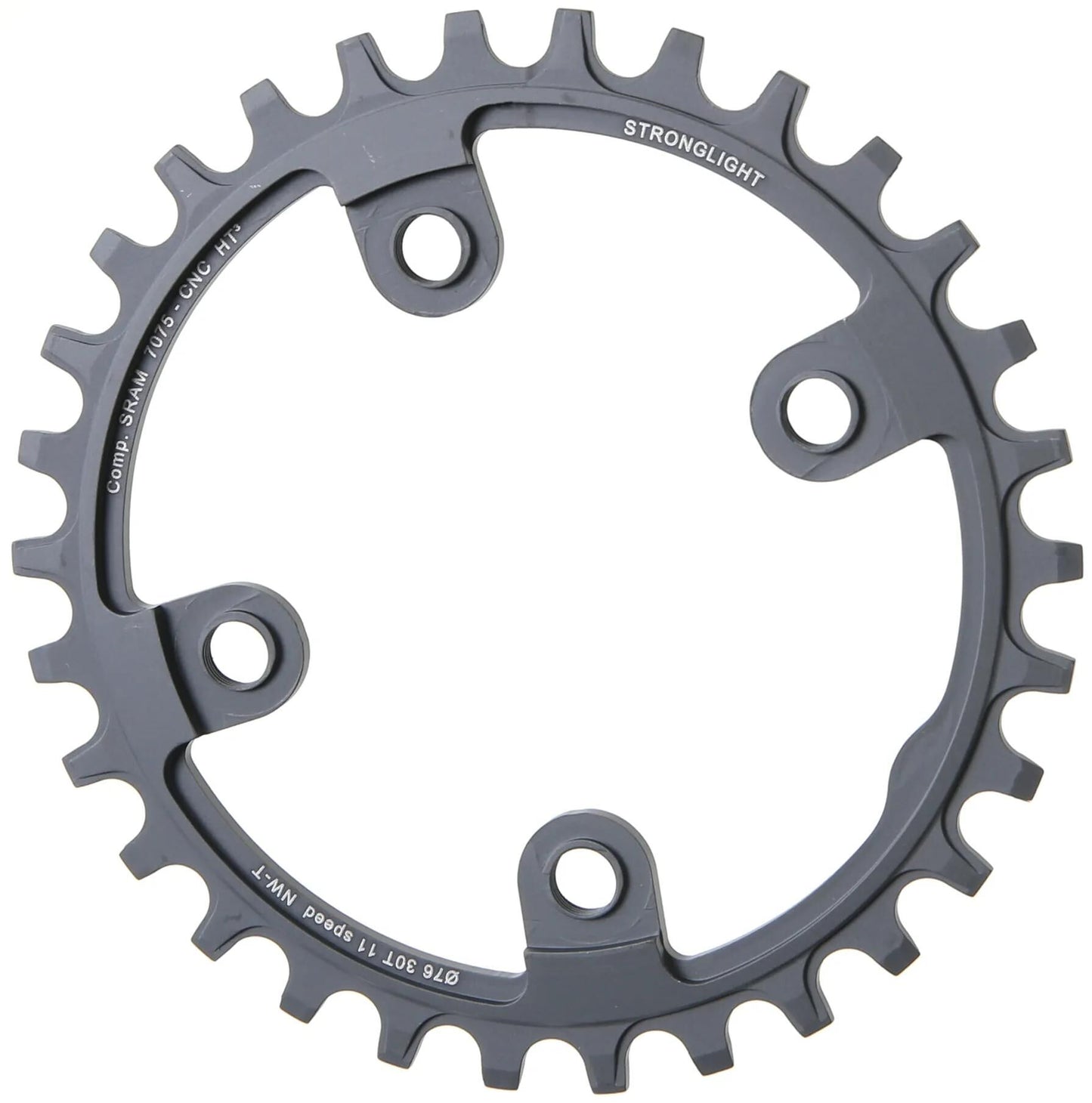 Stronglight Chain Ring Strongl. Ht3 30t intérieur alu noir