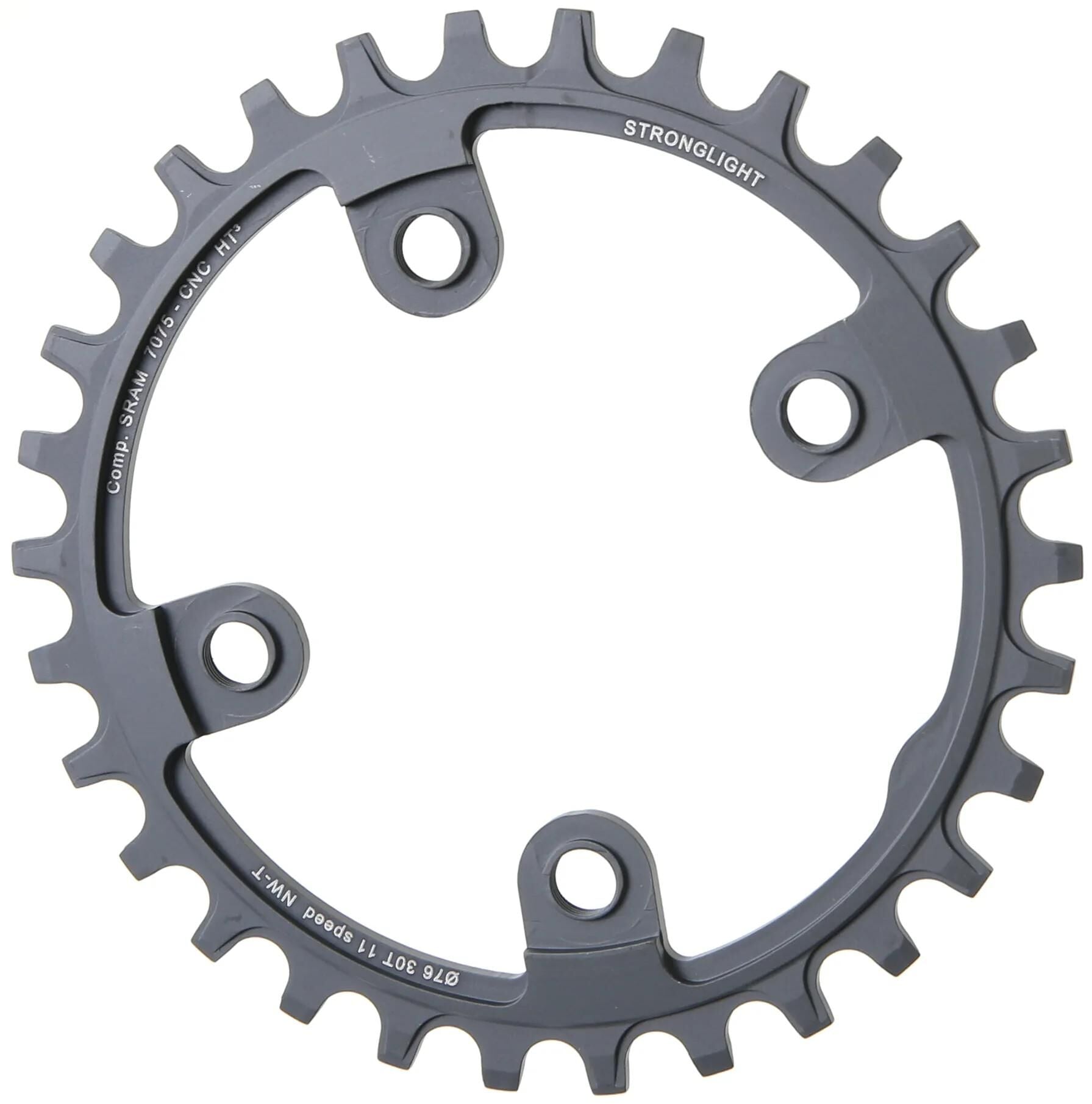 Stronglight Chain Ring Strongl. Ht3 30t intérieur alu noir