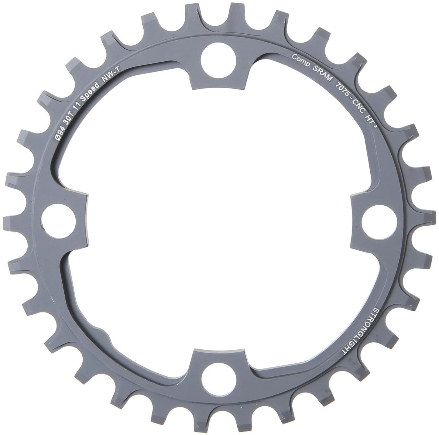 Stronglight Chain Ring Strongl. Ht3 30t intérieur alu noir