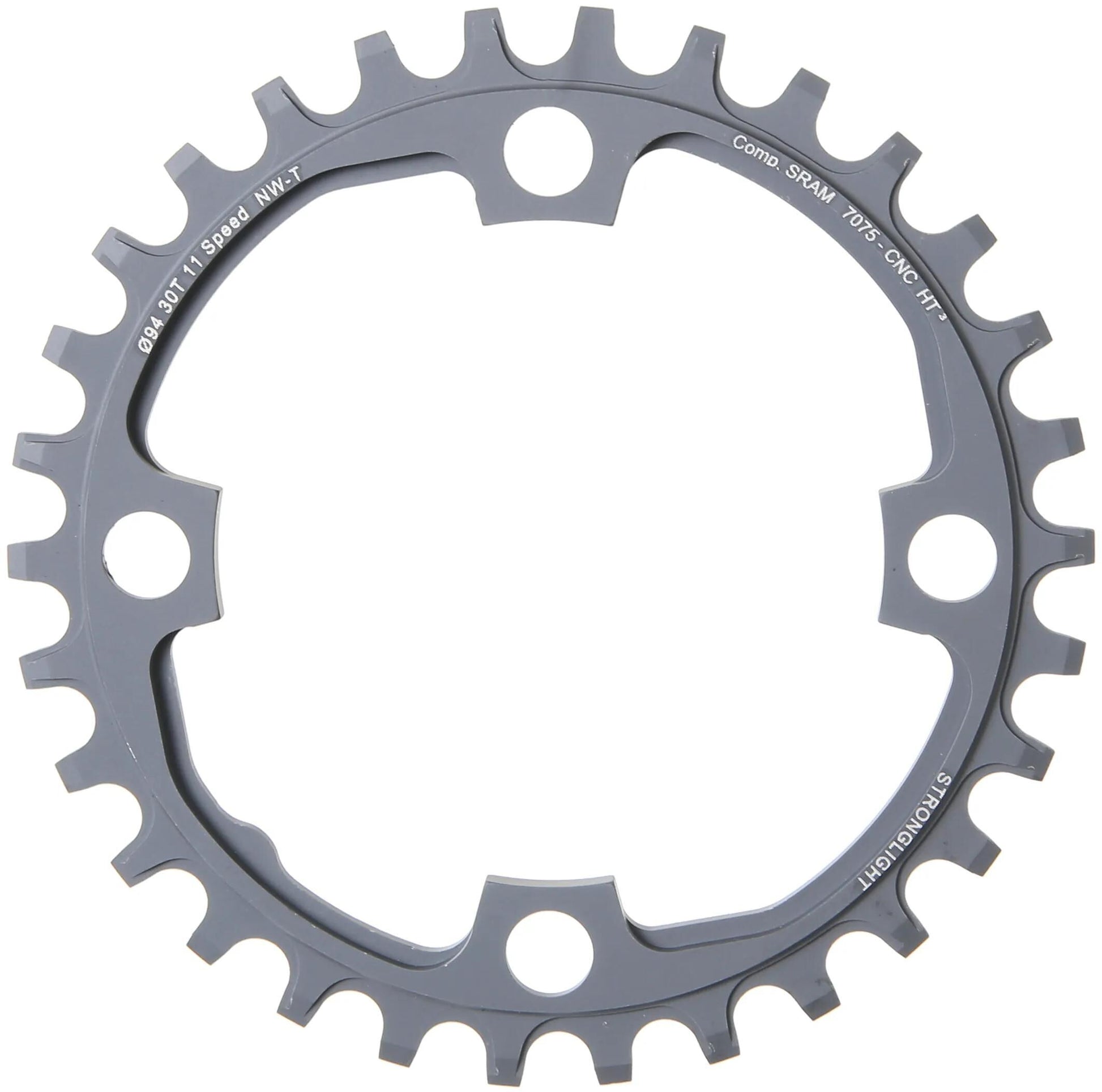 Stronglight Chain Ring Strongl. Ht3 30t intérieur alu noir