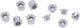 Vis de cycle de chaîne CT CT CT-NUT pour 2 pcs 2pcs.